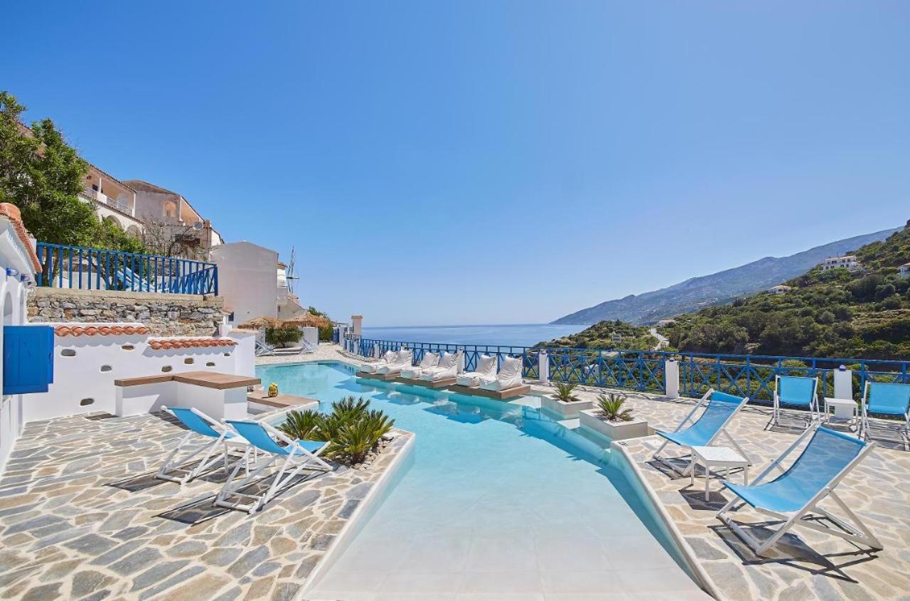 Villa Sea View Kerame Evdilos  Exterior foto