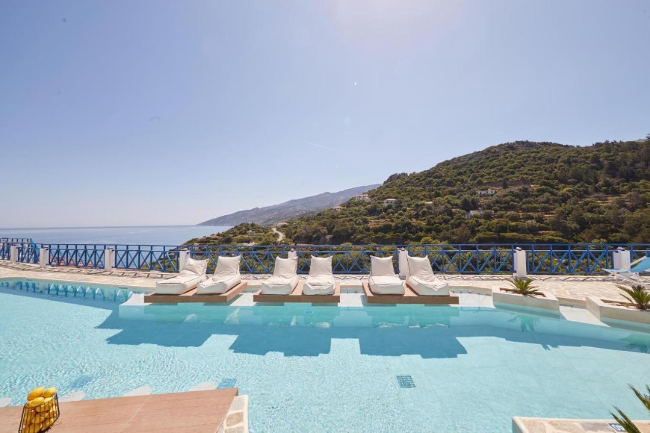 Villa Sea View Kerame Evdilos  Exterior foto